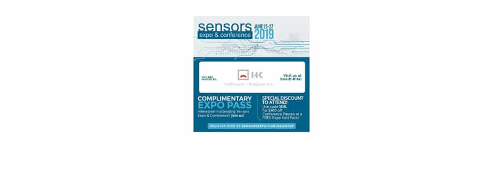 Messhinweis zu Sensors Expo