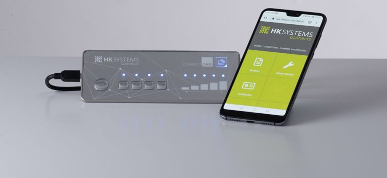 Hoffmann + Krippner Bedienfront mit NFC-Technologie und App