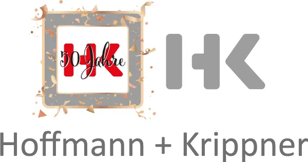 Hoffmann + Krippner Jubiläumslogo