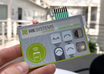 Membrane keypad pattern with NFC technology